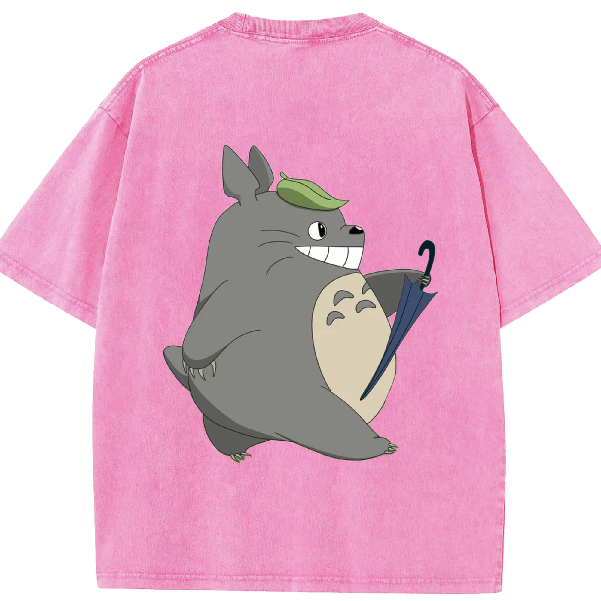 （画像用） となりのトトロ 草壁メイ 草壁サツキ My Neighbor Totoro Satsuki Kusakabe Mei Kusakabe 綿100% ヴィンテージ風 半袖Tシャツ（背面プリント）